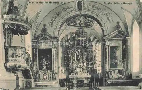 AK / Ansichtskarte  Greppen LZ St. Wendelin Inneres der Wallfahrtskirche