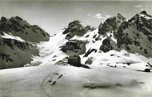 AK / Ansichtskarte  Bad Ragaz Ragatz SG Piz Solhuette mit Wildseeluecke Winter in den Alpen