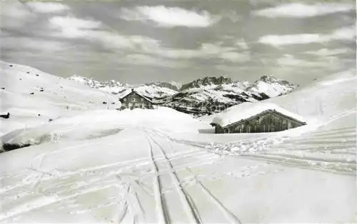 AK / Ansichtskarte  Fideris GR Skihaus Heuberge Panorama Skigebiet Alpen