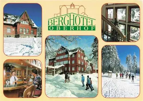 AK / Ansichtskarte  Oberhof  Thueringen Berghotel Oberhof Wintersport Thueringer Wald Skilanglauf