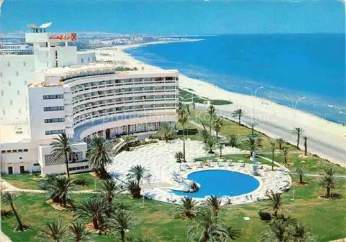 AK / Ansichtskarte  SOUssE  Tunesie Hôtel El Hana et la plage vue aérienne