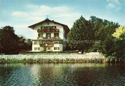 AK / Ansichtskarte  Rottach-Egern Tegernsee Fremdenheim Haltmair am See