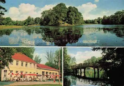 AK / Ansichtskarte  Burgsteinfurt Fuerstliche Bagno-Gaststaetten am See Bruecke