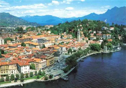 AK / Ansichtskarte  Pallanza Lago Maggiore Piemonte IT Panorama Alpen