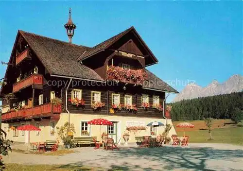 AK / Ansichtskarte  Ramsau Dachstein Steiermark AT Gasthof Pension Stocker