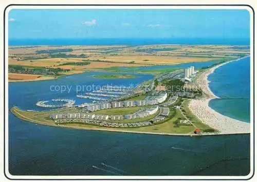 AK / Ansichtskarte  Burgtiefe Panorama Ostseeheilbad Ferienzentrum Hafen