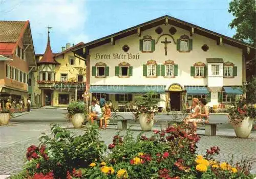 AK / Ansichtskarte  OBERAMMERGAU Hotel Alte Post Passionsspielort