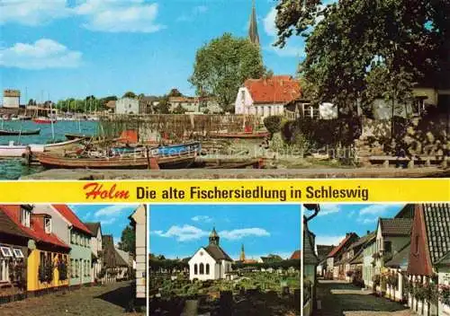 AK / Ansichtskarte  SCHLESWIG Holstein Hafen Ortsmotive Friedhof