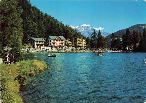 AK / Ansichtskarte  Champex -Lac Orsieres VS Au bord du lac et le Grand Combin Alpes