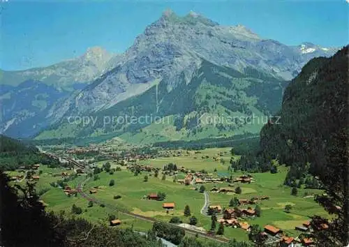 AK / Ansichtskarte  Kandersteg BE Panorama Blick gegen Aermighorn Birre Berner Alpen