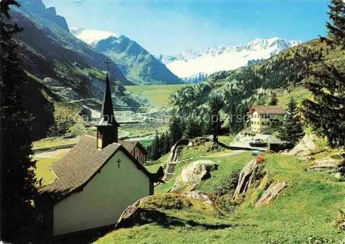 AK / Ansichtskarte  Goescheneralp 1715m Dammagletscher Bergkapelle Blick gegen Dammagruppe Alpen