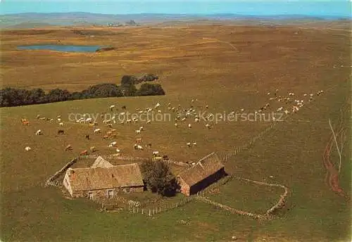 AK / Ansichtskarte  Aubrac Vue aérienne sur les plateaux