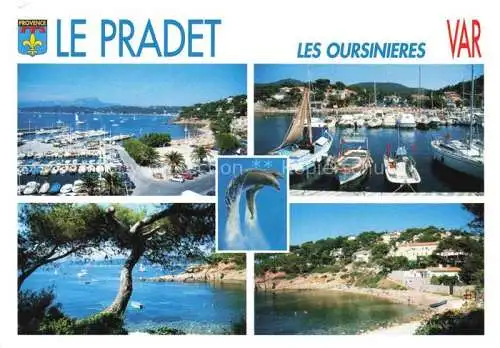 AK / Ansichtskarte  Le Pradet 83 Var Les Oursinieres Port Plage Panorama