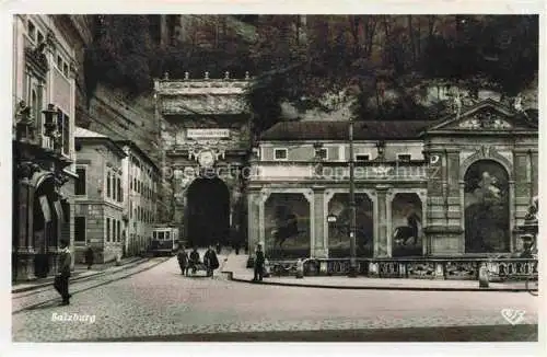 AK / Ansichtskarte  Strassenbahn Tramway-- Salzburg 