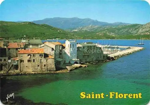 AK / Ansichtskarte  Saint-Florent 2B Haute-Corse La nouvelle jetée vue aérienne