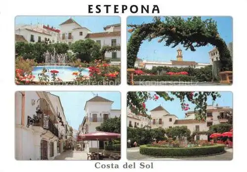 AK / Ansichtskarte  Estepona Malaga Andalucia ES Plaza las Flores