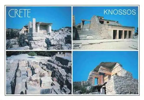 AK / Ansichtskarte  Knossos Cnosse Kreta Crete Greece Teilansichten Ruinen Antike Staetten