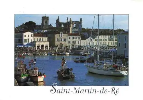 AK / Ansichtskarte  Saint-Martin-de-Re Un coin du port