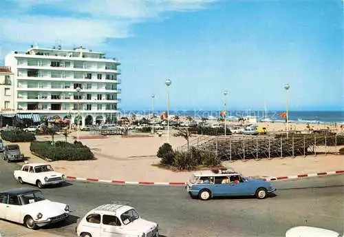 AK / Ansichtskarte  Canet-Plage 66 Pyrenees-Orientales Place de la Méditerranée