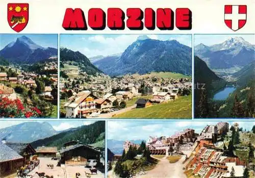 AK / Ansichtskarte  Morzine Teilansichten Alpenpanorama Avoriaz