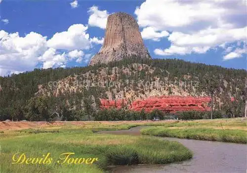 AK / Ansichtskarte  Black Hills Wyoming USA Devils Tower National Monument