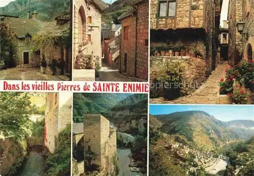 AK / Ansichtskarte  Sainte-Enimie 48 Lozere Dans les vieilles pierres du village Gorges du Tarn