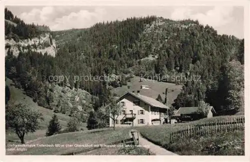 AK / Ansichtskarte  Tiefenbach Oberstdorf Gschwenderhaus mit Naeswand und Schwarzenberg