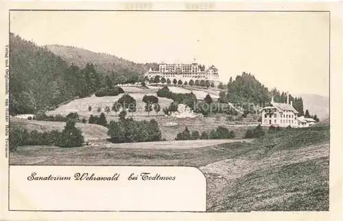 AK / Ansichtskarte  Todtmoos Sanatorium Wehrawald