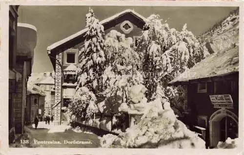 AK / Ansichtskarte  Pontresina GR Dorfstrasse