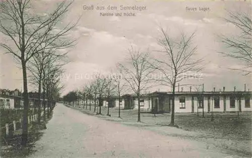 AK / Ansichtskarte  Sennelager Paderborn Militaercamp Kantine und Kueche Neues Lager