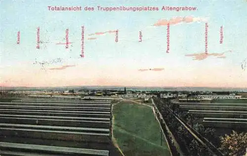 AK / Ansichtskarte  Altengrabow  Alten-Grabow Kaserne Jerichower Land Truppenuebungsplatz Totalansicht