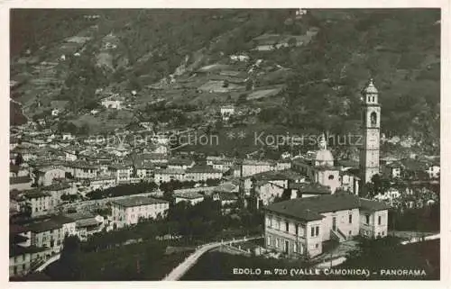 AK / Ansichtskarte  Edolo Brescia Lombardia IT Panorama Kirche