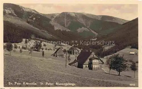 AK / Ansichtskarte  St Peter Riesengebirge Svaty Petr CZ Panorama