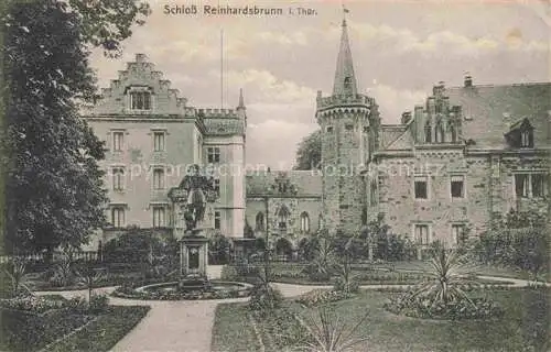 AK / Ansichtskarte  Reinhardsbrunn Friedrichroda Thueringen Schloss Denkmal Feldpost