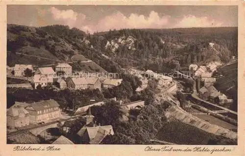 AK / Ansichtskarte  Ruebeland Elbingerode Harz Panorama Blick von der Halde aus Kupfertiefdruck