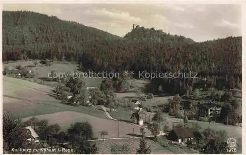 AK / Ansichtskarte  Saalberg Riesengebirge PL Panorama mit Burg Kynast