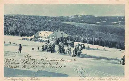 AK / Ansichtskarte  Neue-Schlesische-Baude Schronisko-Na Hali-Szrenickiej PL Bergbaude Winterlandschaft im Riesengebirge