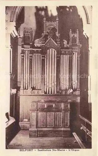 AK / Ansichtskarte  Orgel Kirchenorgel Organ Orgue Belfort