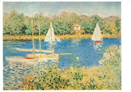 AK / Ansichtskarte  Monet Claude Kuenstlerkarte le bassin d'argenteuil