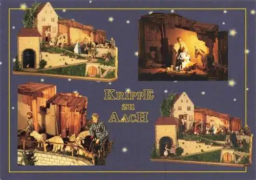 AK / Ansichtskarte  Krippe Weihnachtskrippe Crib Copier St Nikolaus Aach Stadtberg