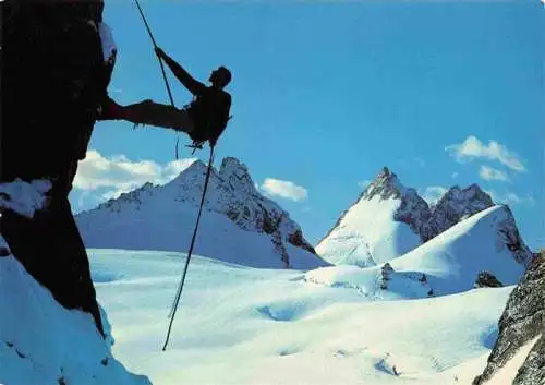 AK / Ansichtskarte  Klettern Bergsteigen Mountaineering Alpinisme Alpinismo-- Alpen Schweiz