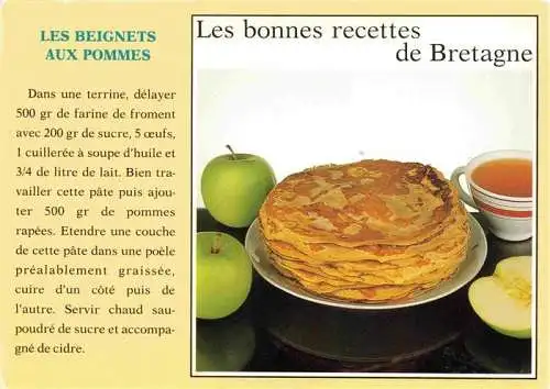 AK / Ansichtskarte  Rezept Recette-- les Beignets aux Pommes