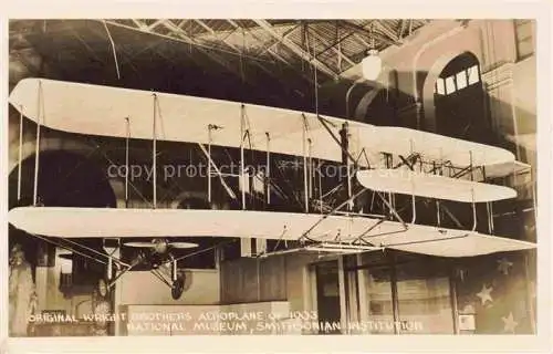 AK / Ansichtskarte  Flugpionier Aviatik Wright Brothers aeroplane of 1903 Swithsonian