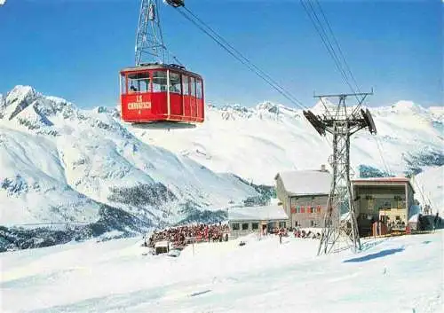 AK / Ansichtskarte  Seilbahn Cable-Car Telepherique Corvatsch Oberengadin