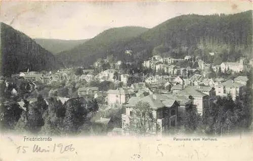 AK / Ansichtskarte  Friedrichroda Thueringen Panorama vom Kurhaus