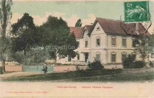 AK / Ansichtskarte  Pont-de-Roide Montbeliard 25 Doubs Hopital Helena Peugeot