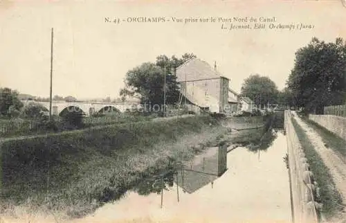 AK / Ansichtskarte  Orchamps Dole 39 Jura Vue prise sur le Pont Nord du Canal