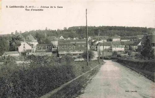 AK / Ansichtskarte  Labbeville Pontoise 95 Val-d Oise Avenue de la Gare Vue d'ensemble