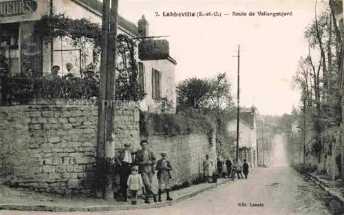 AK / Ansichtskarte  Labbeville Pontoise 95 Val-d Oise Route de Vallangoujard