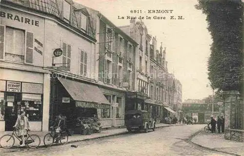 AK / Ansichtskarte  Ermont Pontoise 95 Val-d Oise La Rue de la Gare